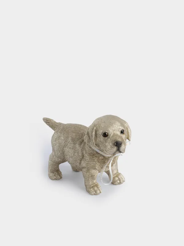 Мүсінше, 11х17 см, полирезин, алтын, Лабрадор, Dog, image-0
