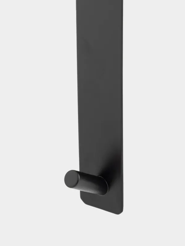 Сүлгі ілмегі, 18 см, аспалы, металл/пластик, қара, Total black, image-3