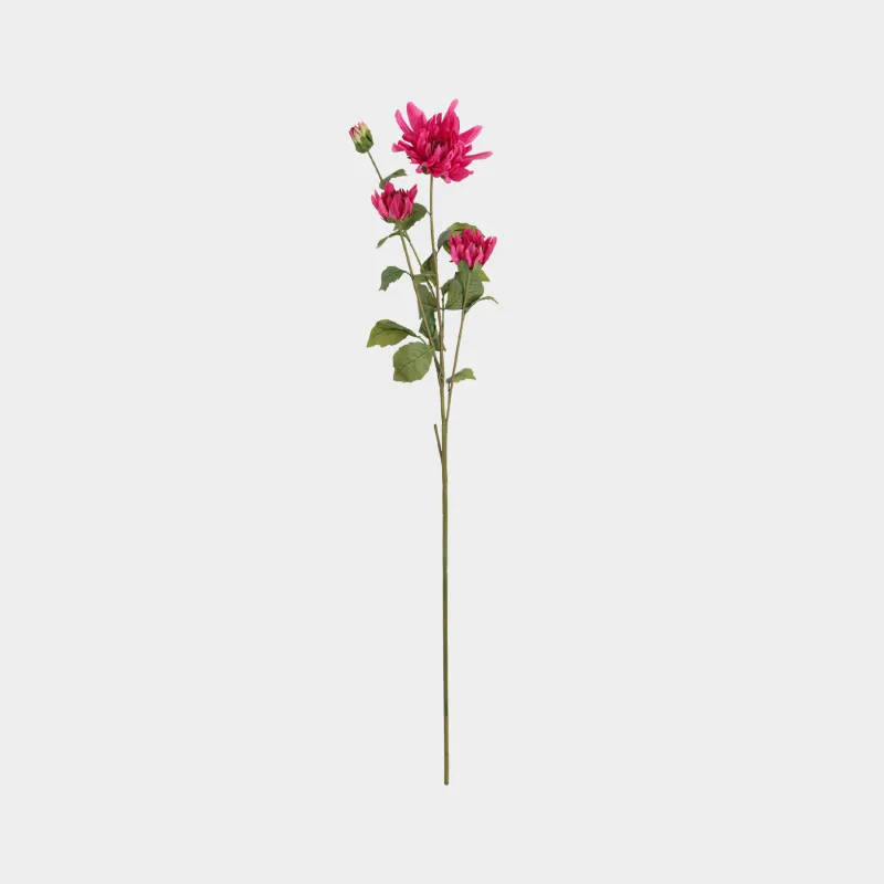 Ветка декоративная, 85 см, Розовый георгин, Flower garden