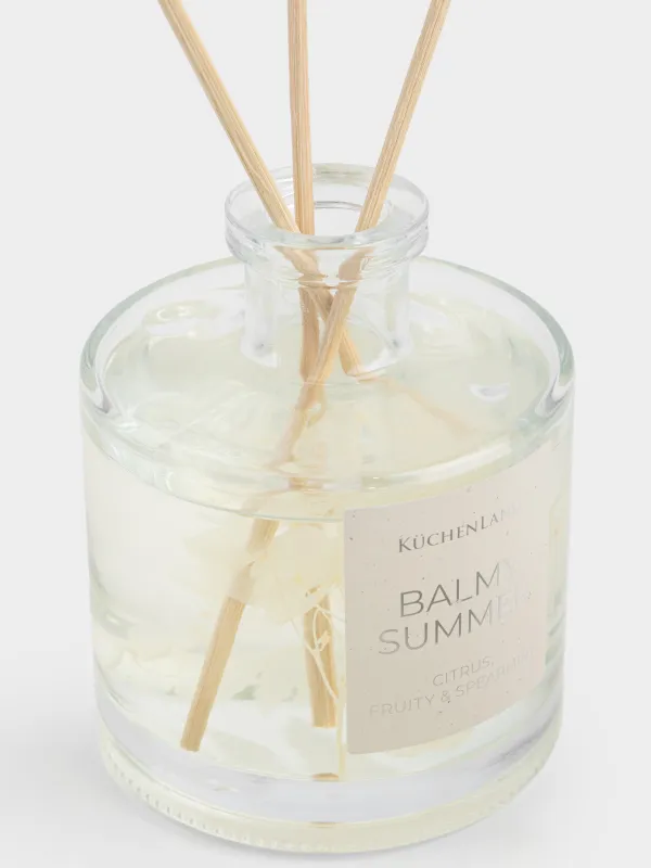 Хош иісті диффузор, 180 мл, кептірілген гүлдермен, Citrus, Fruity & Spearmint, Balmy summer, image-1