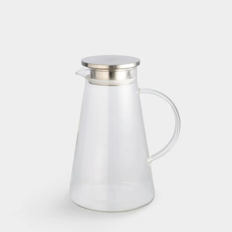 Құмыра, 1,7 л, қақпағы сүзгі, шыны Б/болат, Clear