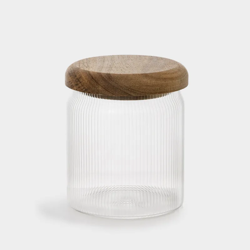 Банка для сыпучих продуктов, 400 мл, Ribby wood