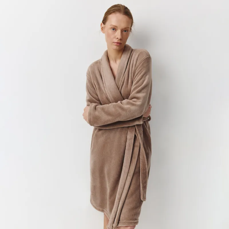 Халат женский, с длинным рукавом, Drew