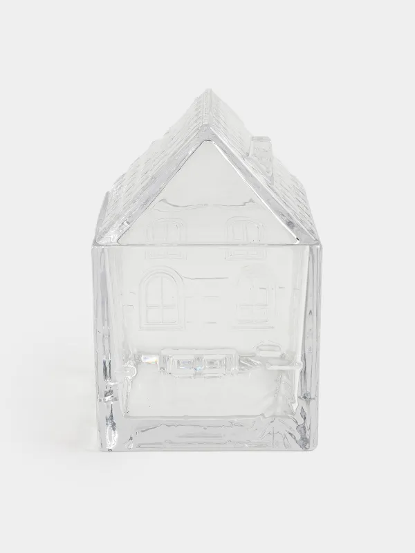 Сақтауға арналған ыдыс, 17х11 см, 800 мл, шыны, Үй, House shape, image-0