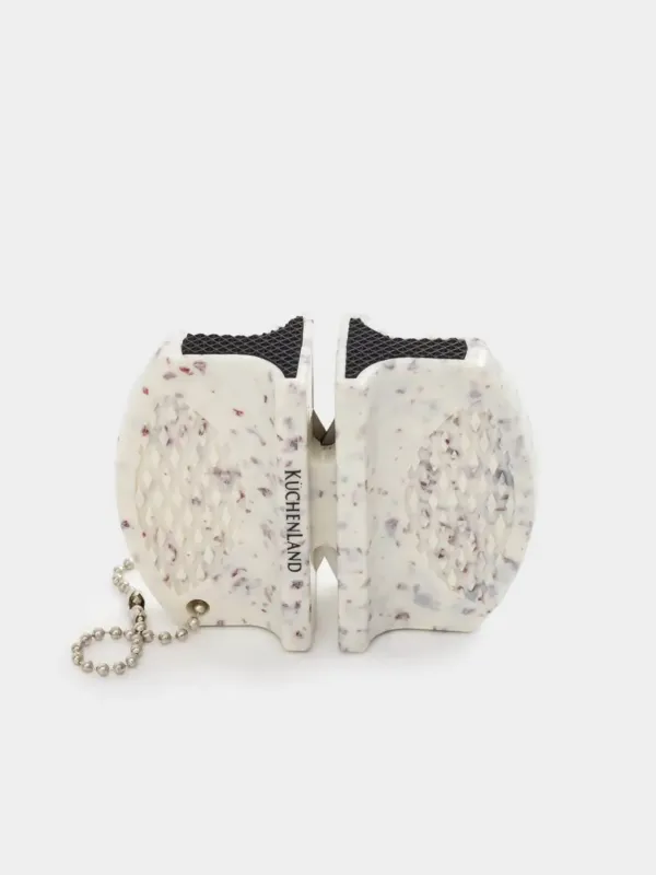 Пышақ қайрағыш, 7 см, пластик/болат, сүт түстес, Accessories, image-0