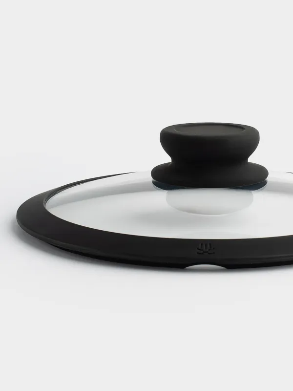 Крышка, 20 см, стекло Т/силикон, Solution accessory, image-2