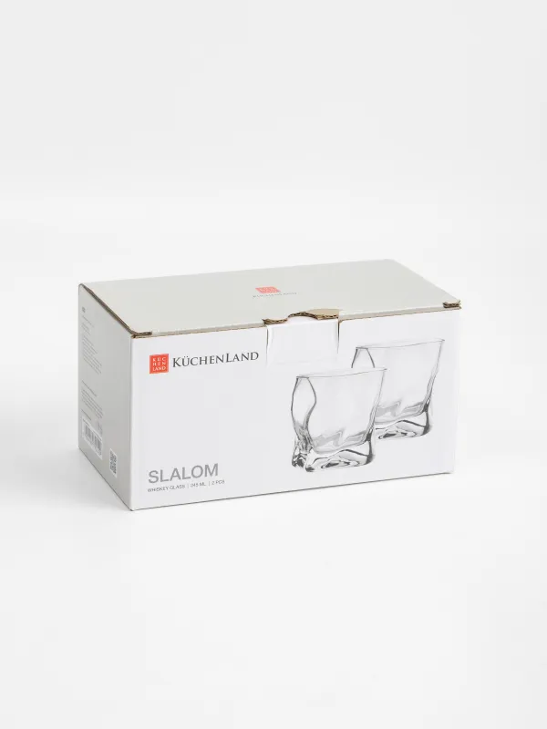 Виски стақаны, 8 см, 245 мл, 2 дана, шыны, Slalom, image-5