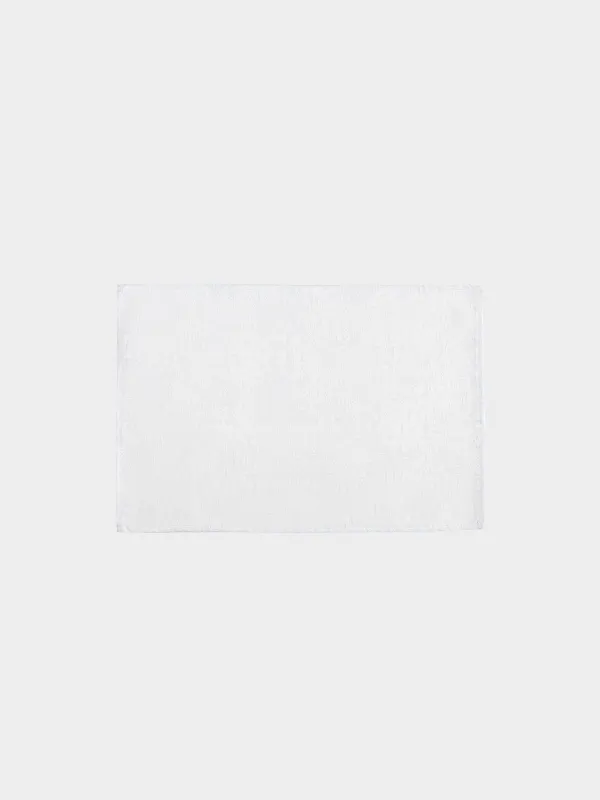 Аспаптарға арналған майлық, 30х45 см, полиэстер, тікбұрышты, ақ, Jacquard, image-0