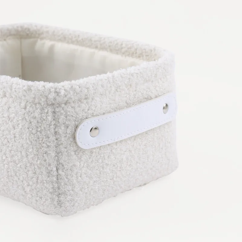 Корзина для хранения, 20х15х10 см, с ручками, Boucle, image-1