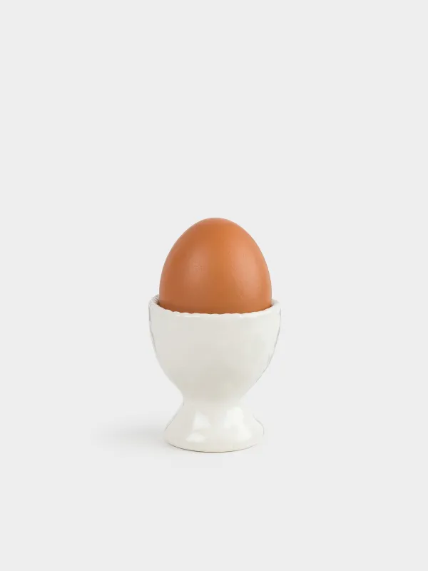 Жұмыртқа тұғыры, 6 см, керамика, ақ, Easter gold, image-2