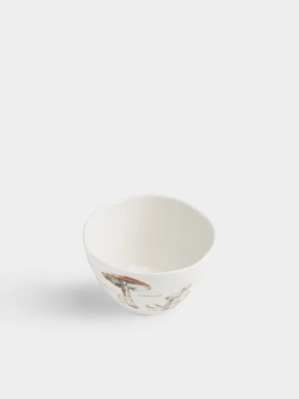 Тарелка суповая, 14х9 см, 730 мл, фарфор N, молочная, Грибы, Autumn gifts, image-2