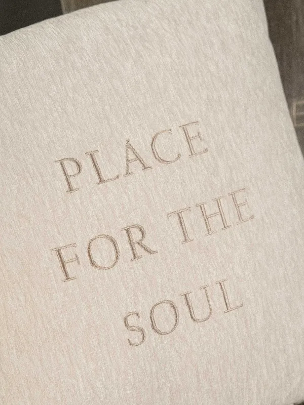 Сәндік жастық, 45×45 см, шенилл/вельвет, сарғылт-қоңыр, Place for the soul, Chenill, image-3