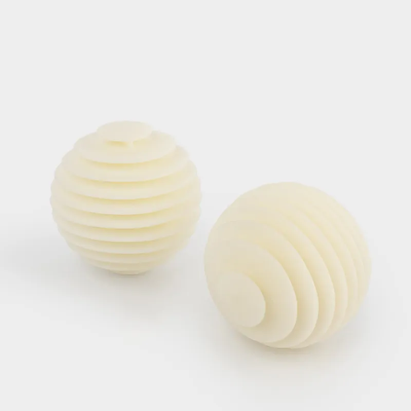 Кір жууға арналған шар, 6 см, 2 дана, резеңке, ақ, шар, Washing ball