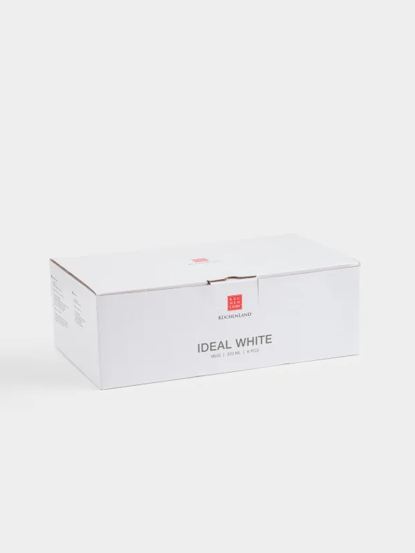 Саптыаяқ, 370 мл, 6 дана, фарфор F, ақ, Ideal white, image-5