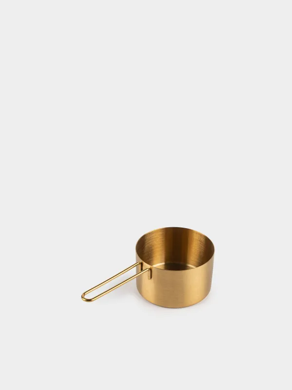 Өлшеуіш қасық, 250 мл, болат, алтын, Device gold, image-1
