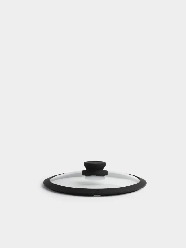 Крышка, 24 см, стекло Т/силикон, Solution accessory, image-1