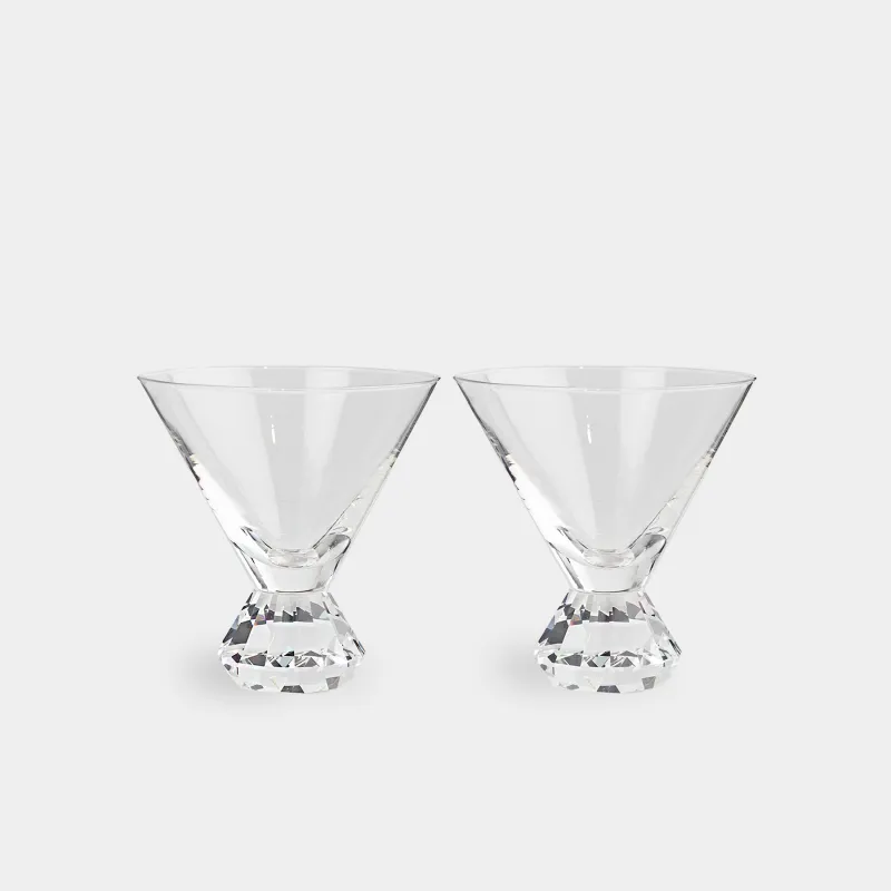 Мартини әйнегі, 310 мл, 2 дана, шыны, Гауһар, Diamond