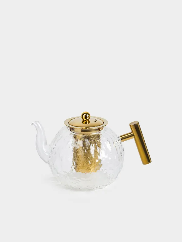 Шайнек, 1,4 л, шыны Б/болат, алтын, Glacial gold, image-0