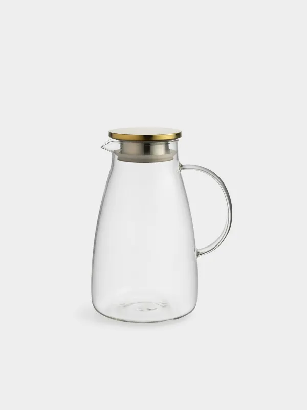 Кувшин, с крышкой-фильтром, Classic gold, image-0
