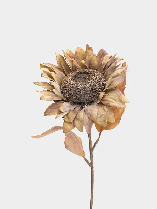 Жасанды гүл, 60 см, полиэстер, Күнбағыс, Flower garden, image-1