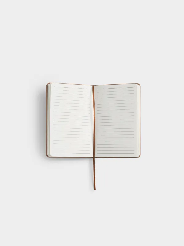 Жазбаларға арналған дәптер, 9х14 см, 80 парақ, полиуретан, қоңыр, Travel journal, Stationery travel, image-2