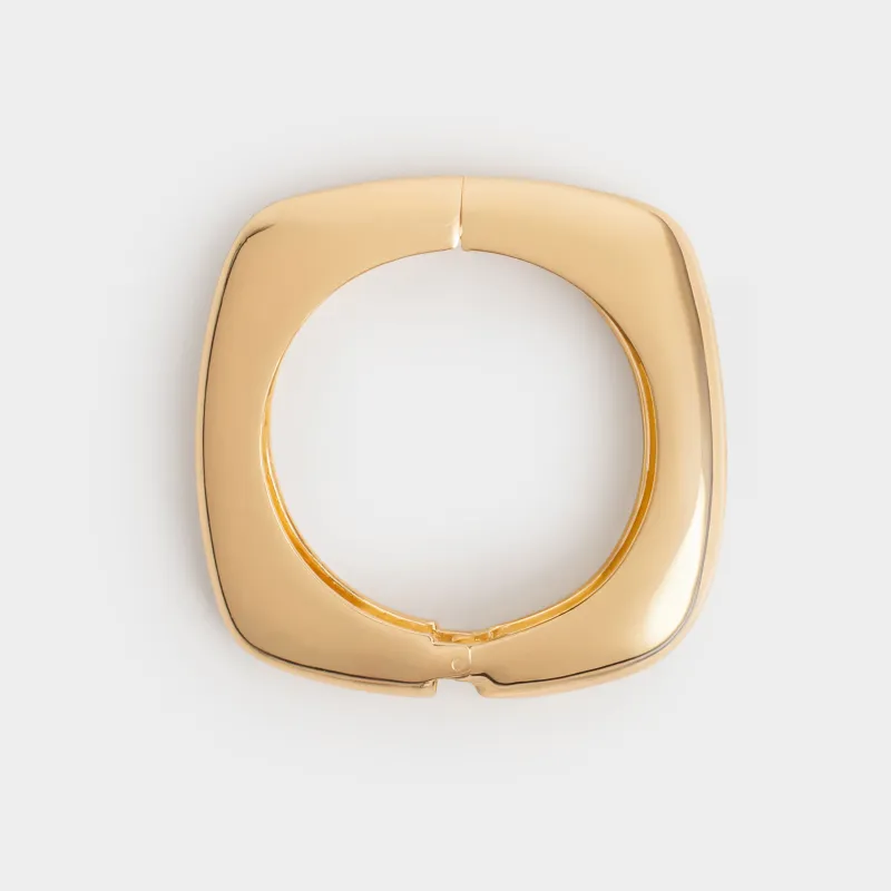 Білезік, 6х6 см, металл, алтын, Jewelry