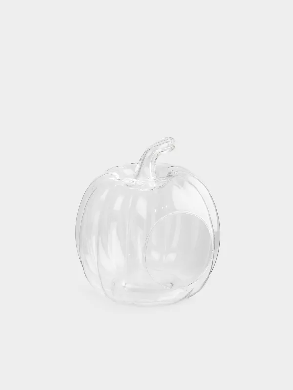 Кәмпит ыдысы, 23х26 см, шыны, Асқабақ, Clear, image-2