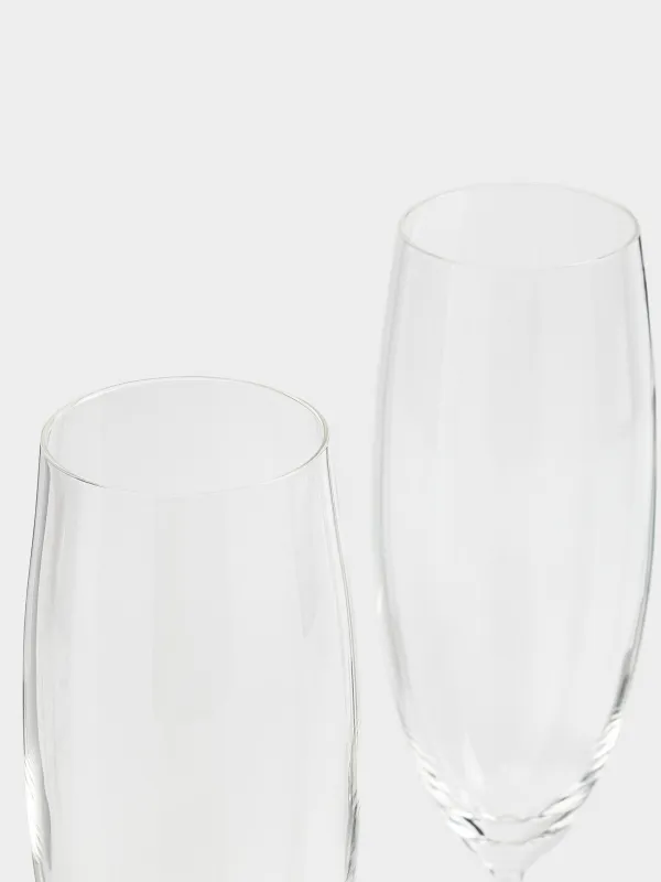 Бокал для шампанского, 2 шт, со стразами, Crystal shine, image-2