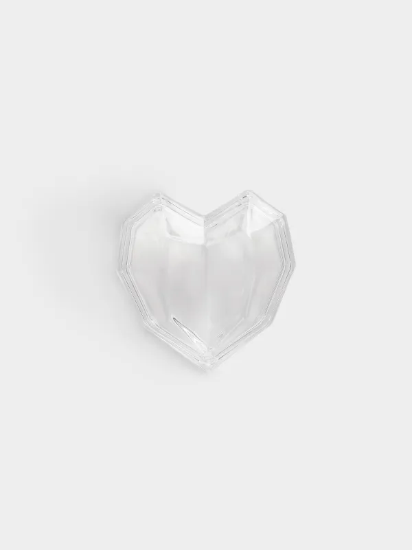 Сақтауға арналған ыдыс, 9х9 см, 140 мл, шыны, Жүрек, Heart, image-3