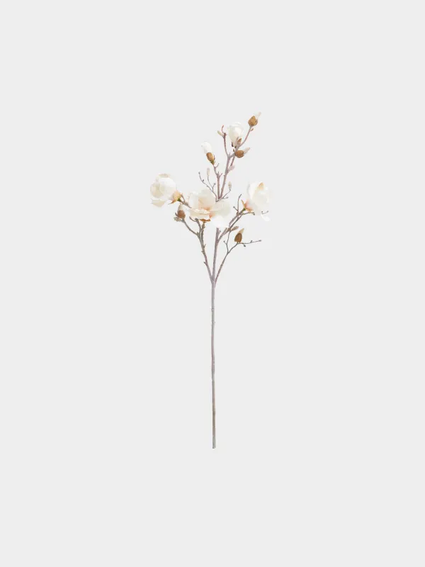 Ветка декоративная, 85 см, Белая магнолия, Magnolia, image-0