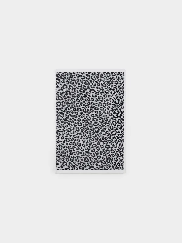 Сүлгі, 40х60 см, мақта, сүт түстес, Леопард принті, Leopard cotton, image-1
