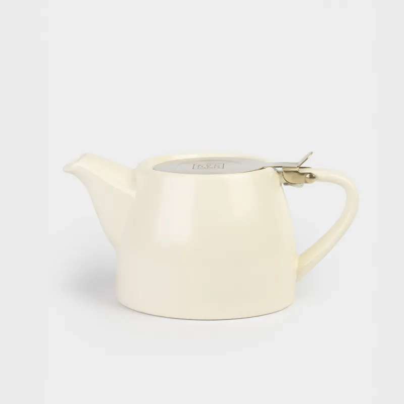Шай демдейтін шәйнек, 500 мл, керамика/болат, сүт түстес-алтын, Kettle ceramo