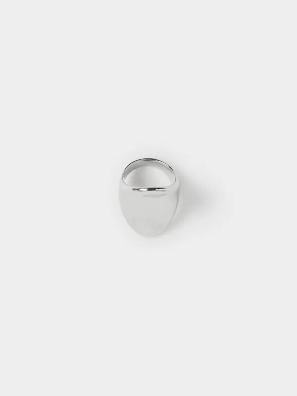 Сақина, 2,5 см, бірыңғай өлшем, металл, күміс түстес, Jewelry, image-0