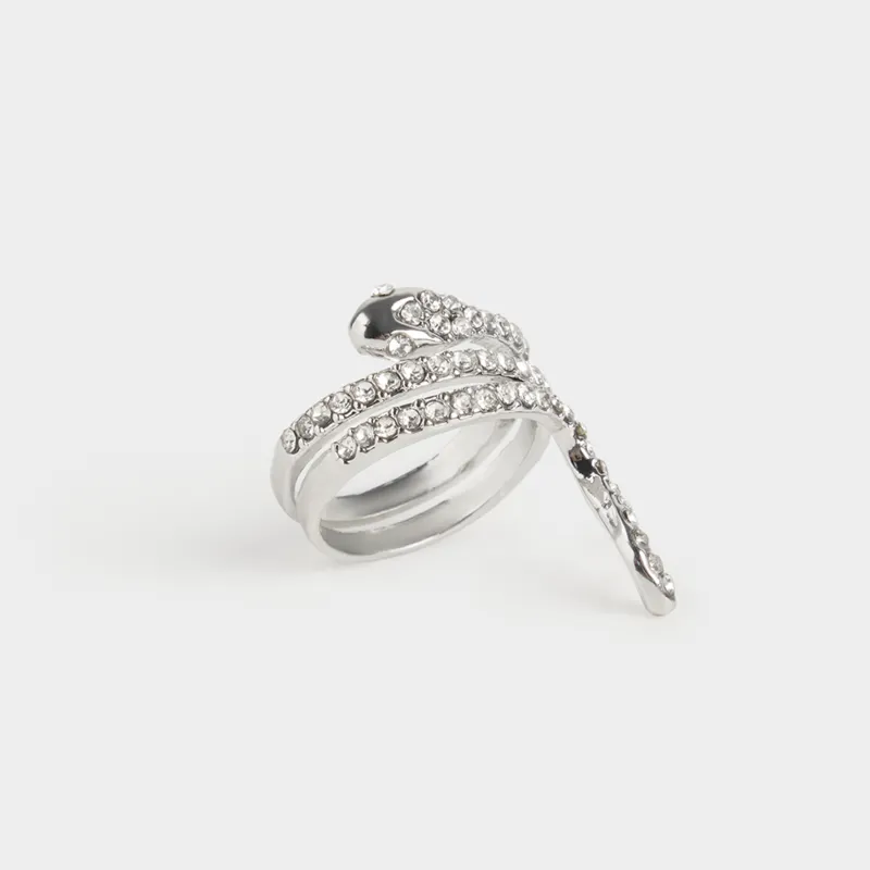 Кольцо, Змея, Jewelry crystal
