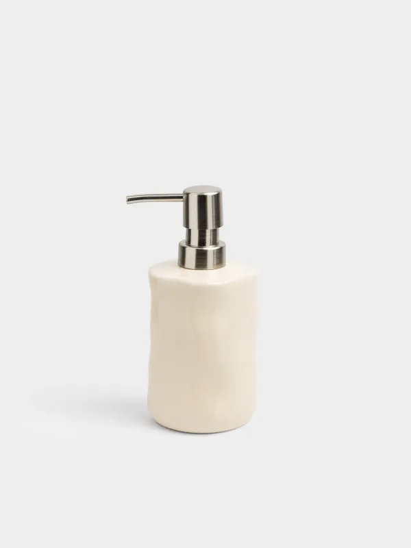 Диспенсер для жидкого мыла, керамогранит/пластик, Kaolin, image-0
