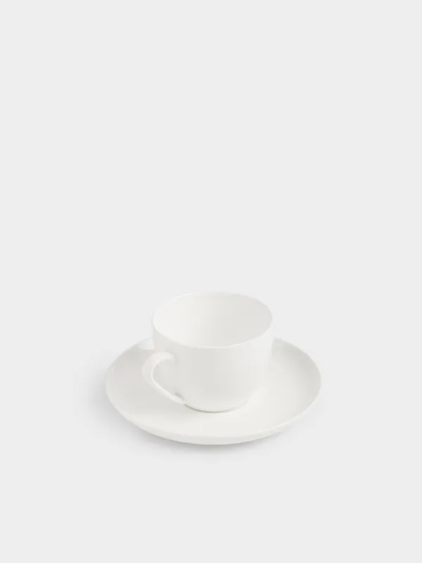 Шай жұбы, 6 тұлға, 12 зат, 250 мл, фарфор F, ақ, Ideal white, image-3