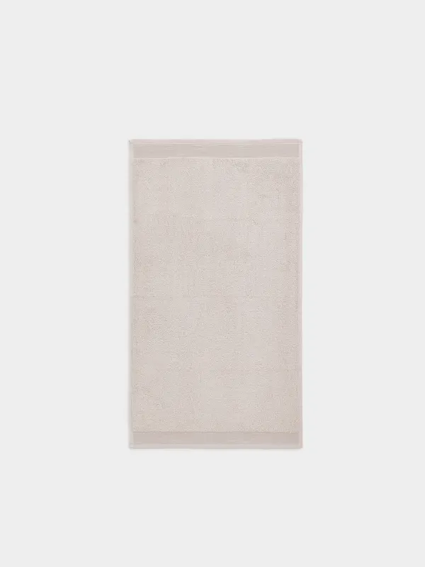 Полотенце, 40х60 см, хлопок, бежевое, Gentle cotton, image-1