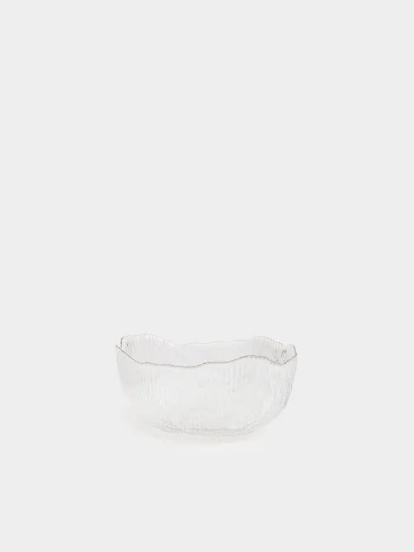Салат ыдысы, 17х8 см, 900 мл, шыны Р, күміс жиектері бар, Argos silver, image-0