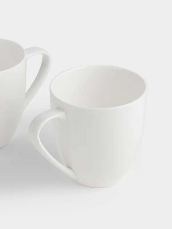 Саптыаяқ, 450 мл, 6 дана, F фарфоры, ақ, Ideal white, image-3