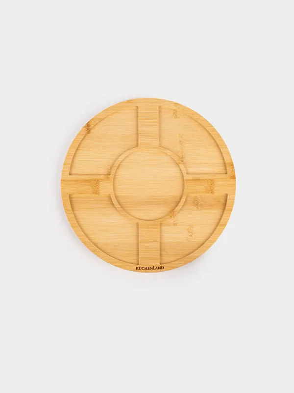 Набор для фондю, 4 перс, на подставке, фарфор P/бамбук, Bamboo, image-3