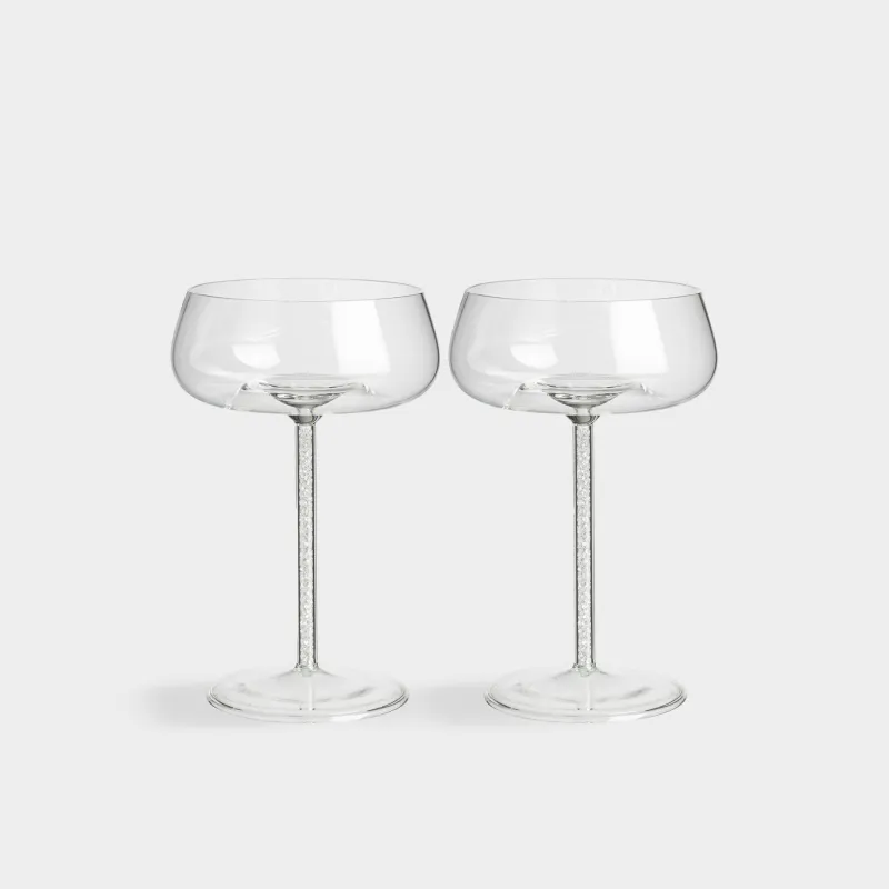 Шампан бокалы, 270 мл, 2 дана, шыны Б/страздар, Sorento crystal