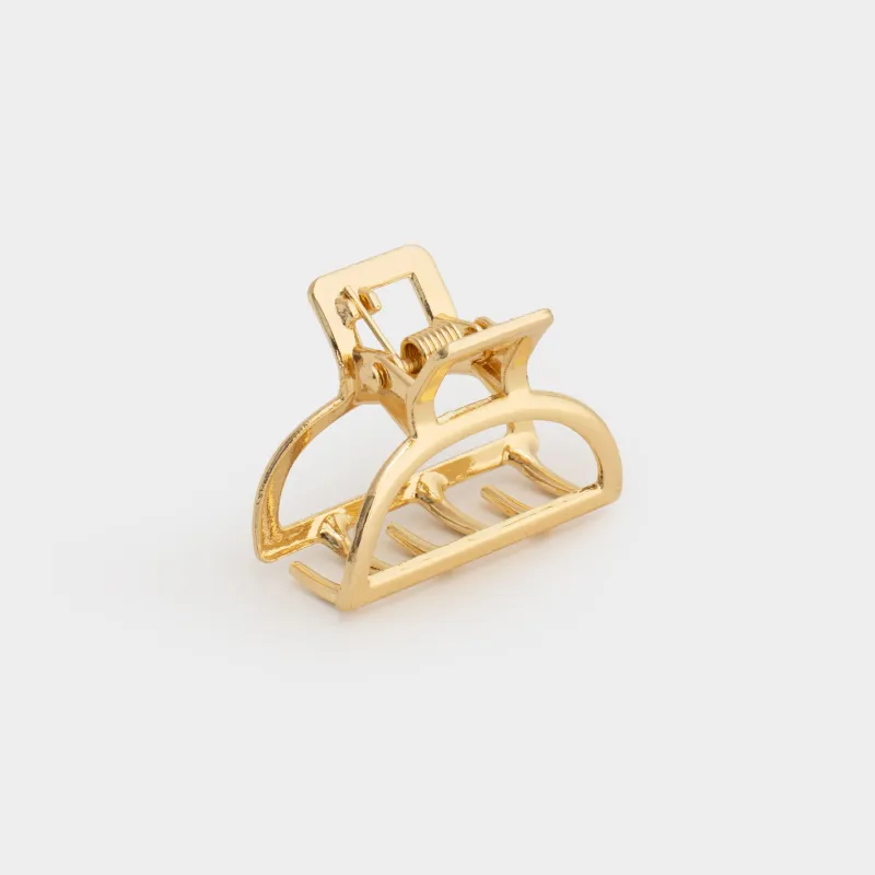 Шашқа арналған қыстырғыш, 3 см, металл, алтын, Краб, Fantastic gold