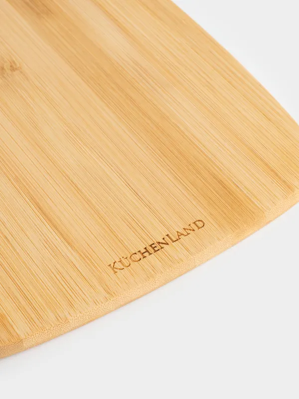 Кесу тақтасы, 30х22 см, тікбұрышты, дөңгелек, бамбук, Bamboo, image-2