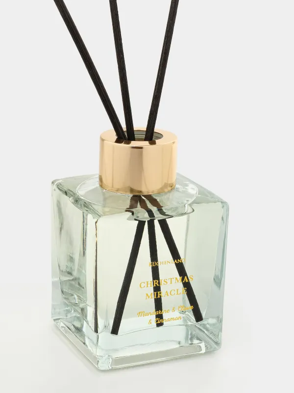 Ароматический диффузор, 90 мл, Mandarine & Clove & Cinnamon, Christmas miracle, image-1