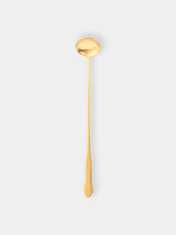 Ложка для специй, 24 см, сталь, золотистая, Classic gold, image-0
