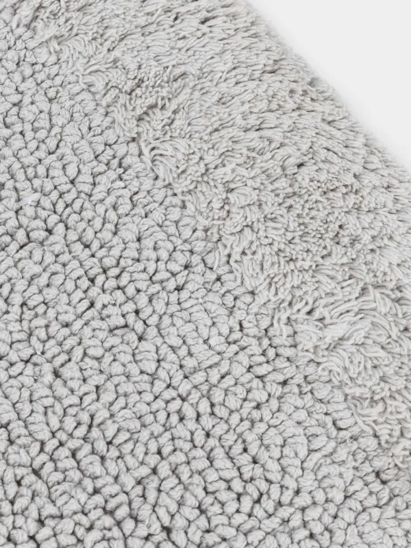 Жуынатын бөлмеге арналған кілемше, 40x60/50x80см, 2 дана, сырғанауға қарсы, мақта, ашық сұр, Metric, image-2