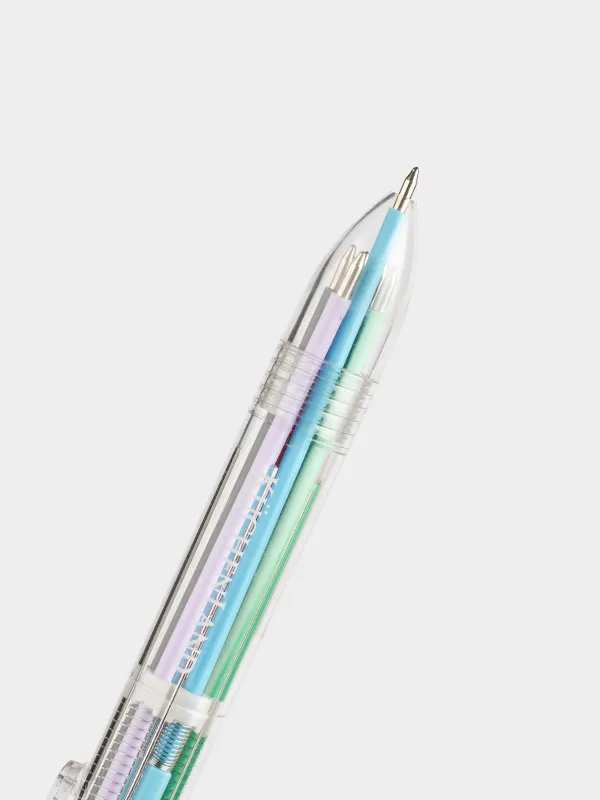 Шарикті қалам, көп түсті, 14 см, 6 түсті, пластик, Draw, image-3
