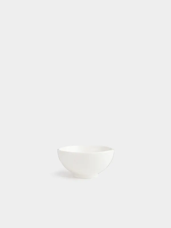 Кесе, 13х6 см, 400 мл, фарфор N, ақ және алтын, Кинцуги, Kintsugi, image-2