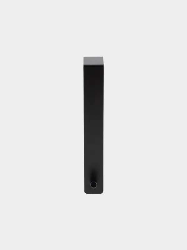 Сүлгі ілмегі, 18 см, аспалы, металл/пластик, қара, Total black, image-0