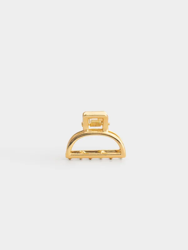 Шашқа арналған қыстырғыш, 3 см, металл, алтын, Краб, Fantastic gold, image-0